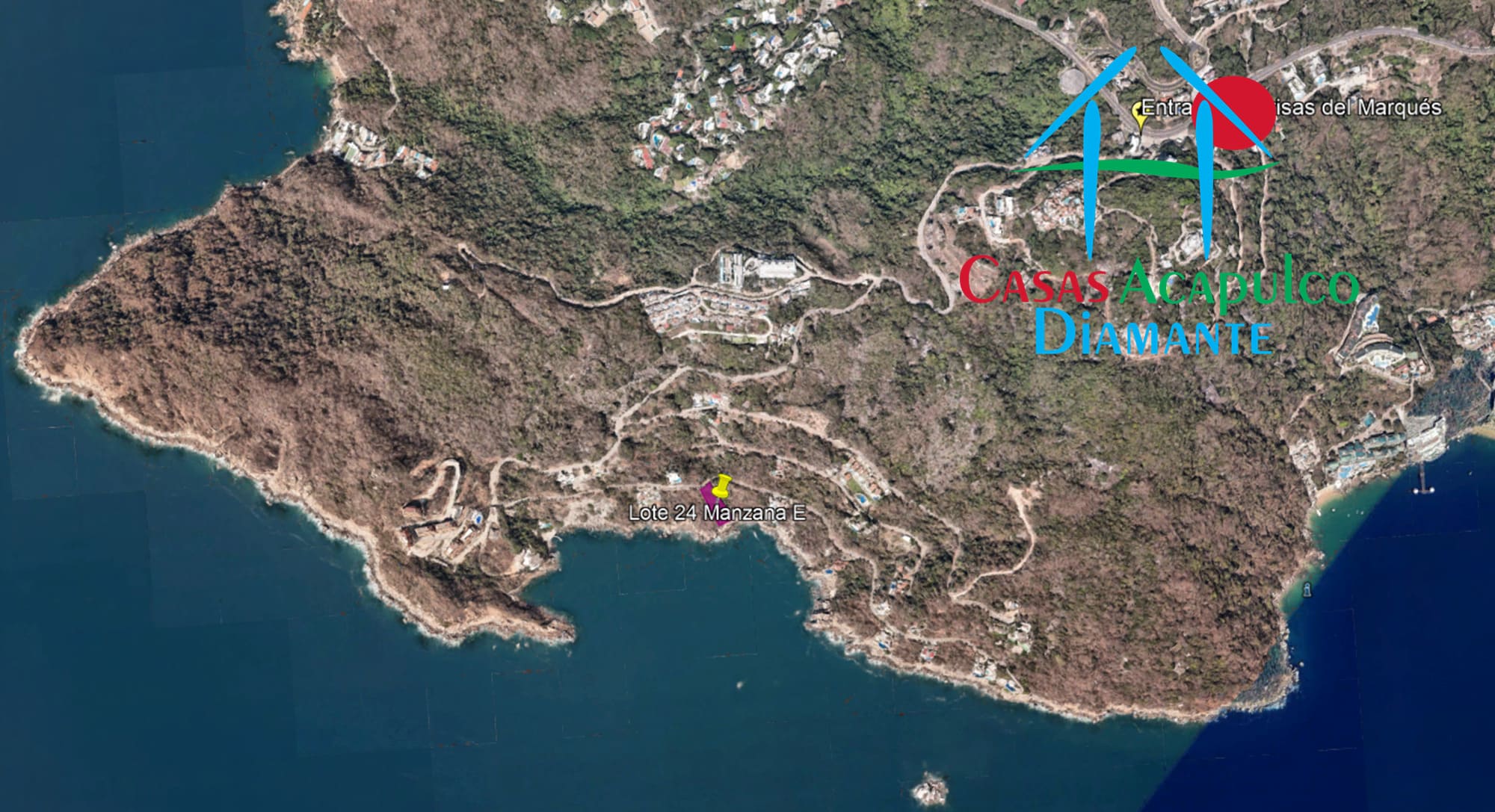 Terreno Brisas del Marqués Manzana E Lote 24 - Ubicación satelital y entorno 1